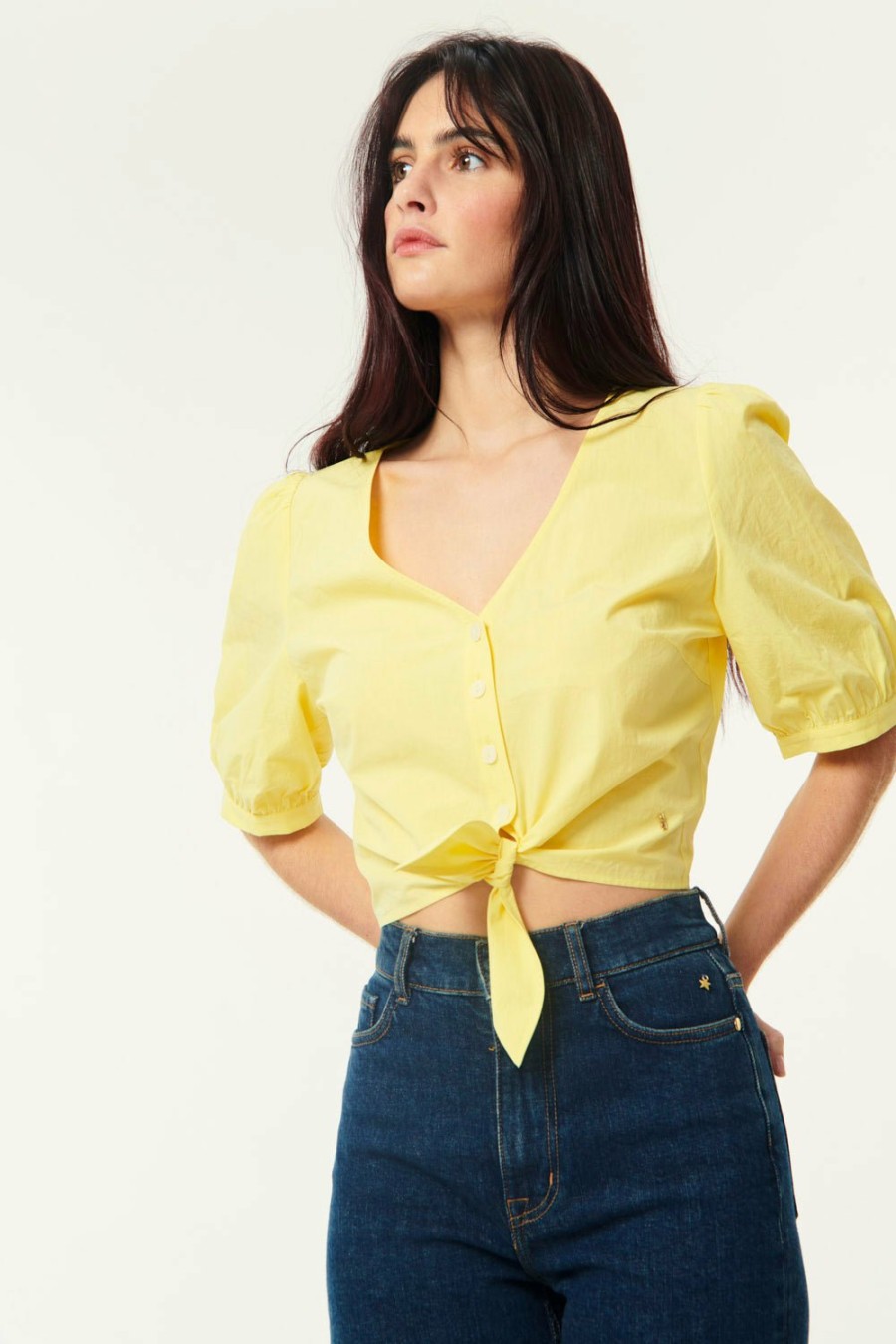 Des Petits Hauts Erisson Mimosa Top Shirts & Blouses