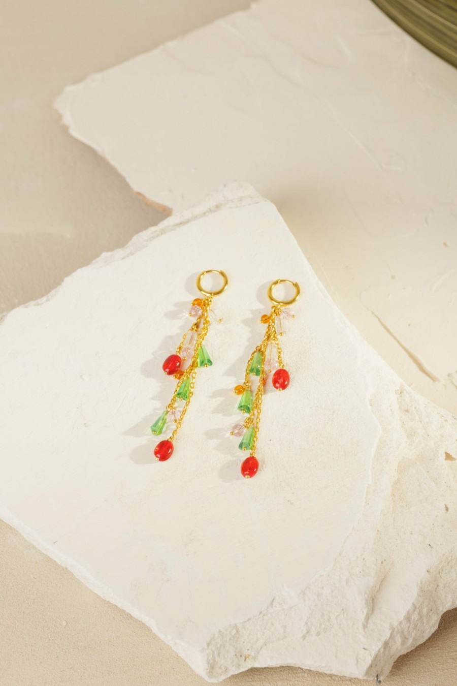 Des Petits Hauts Pauliana Or/Multico Earrings Feeka Jewellery X Dph