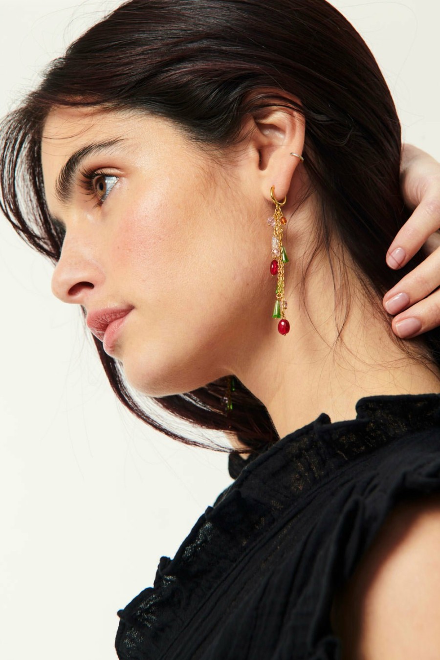 Des Petits Hauts Pauliana Or/Multico Earrings Feeka Jewellery X Dph