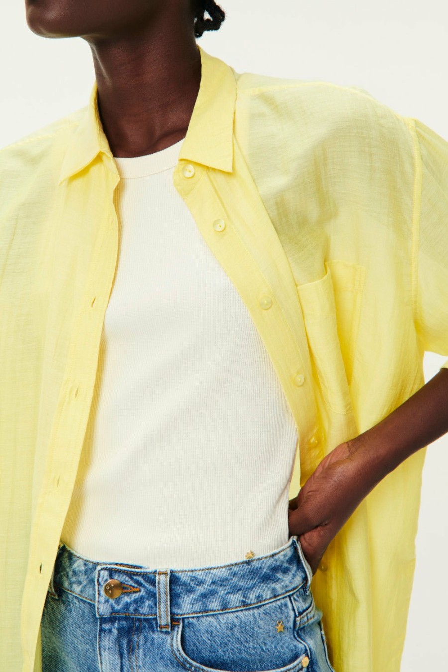 Des Petits Hauts Varenon Mimosa Shirt Shirts & Blouses