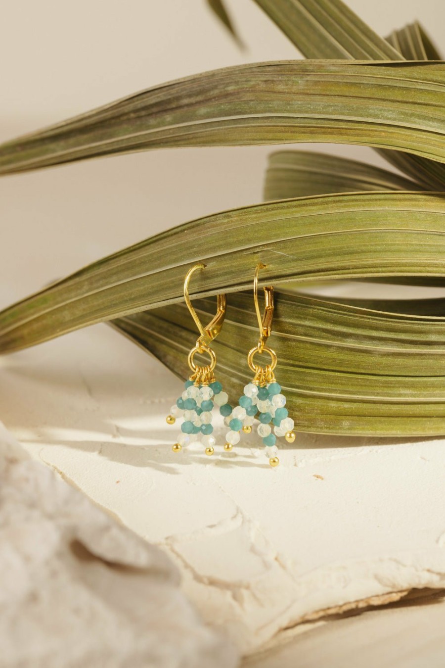 Des Petits Hauts Paradis The/Ecru Earrings Feeka Jewellery X Dph