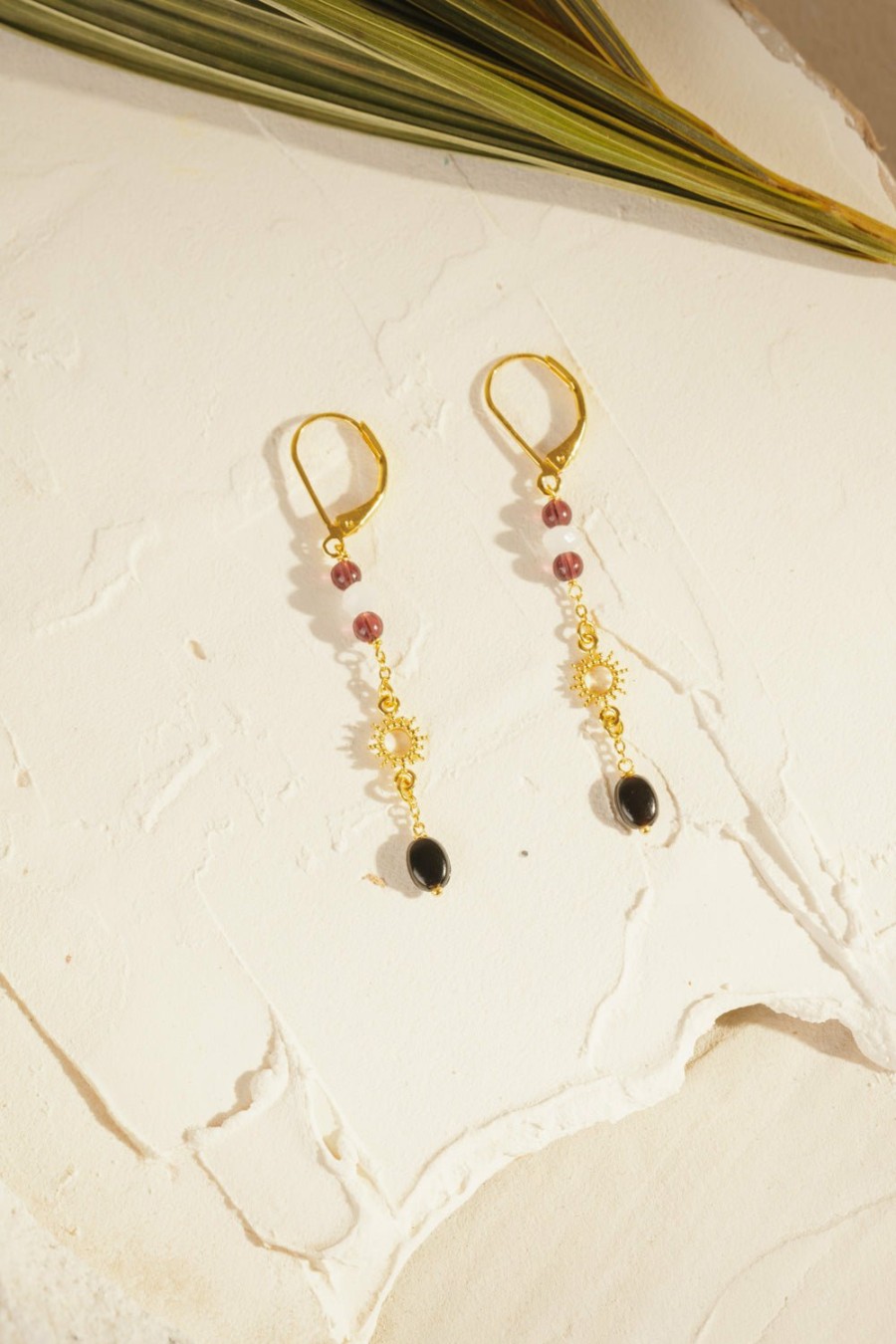 Des Petits Hauts Patrix Pecan Earrings Feeka Jewellery X Dph