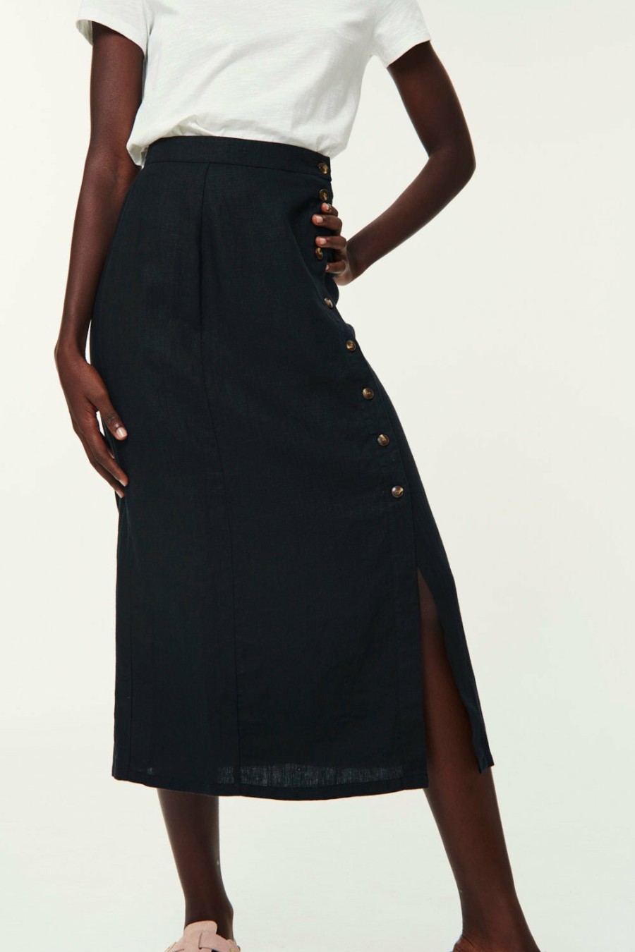 Des Petits Hauts Verdad Noir Skirt Dresses & Skirts