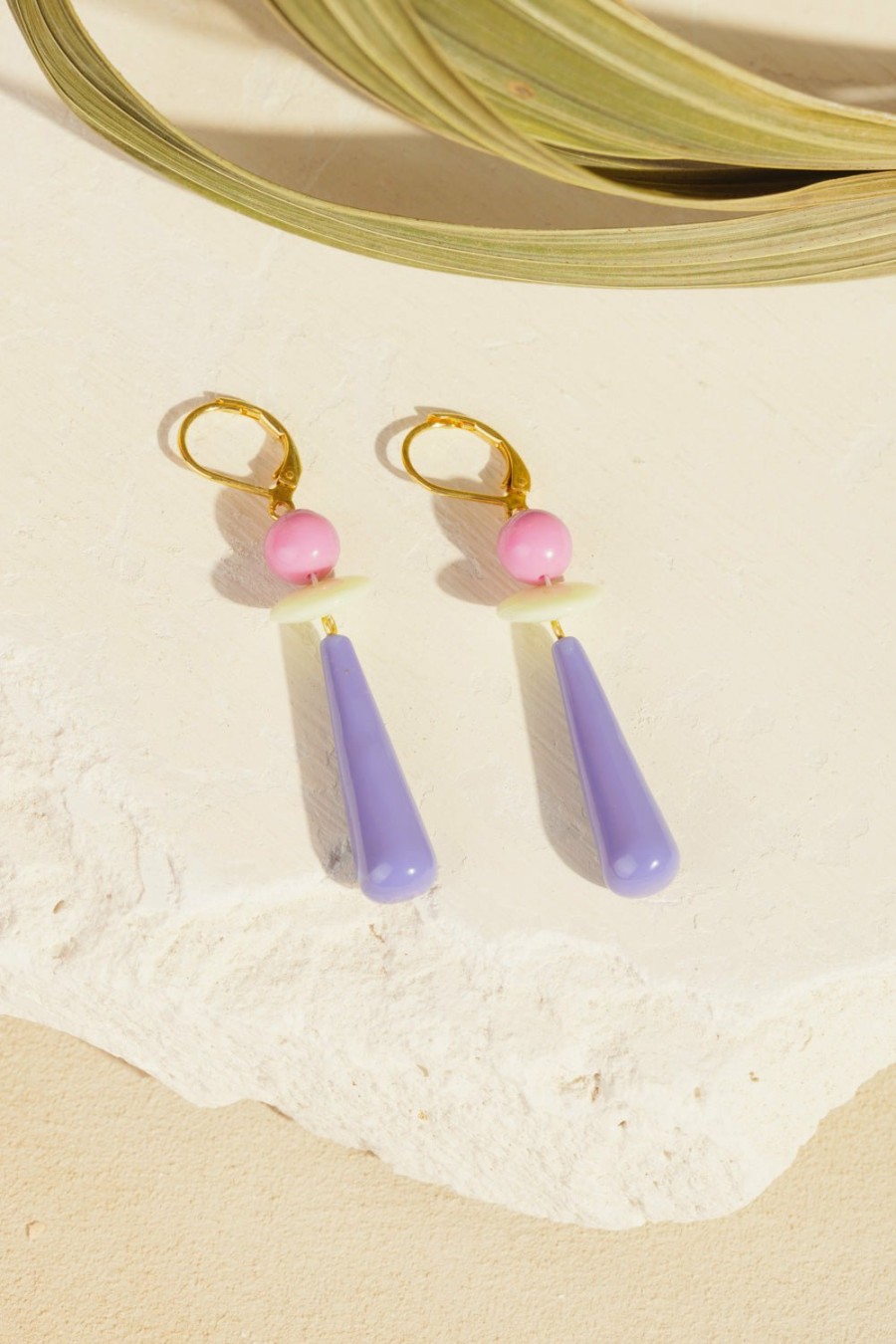 Des Petits Hauts Orielle Figue/Santal Earrings Feeka Jewellery X Dph