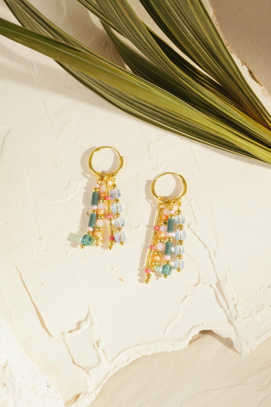 Des Petits Hauts Pacifi Or/Multico Earrings Feeka Jewellery X Dph