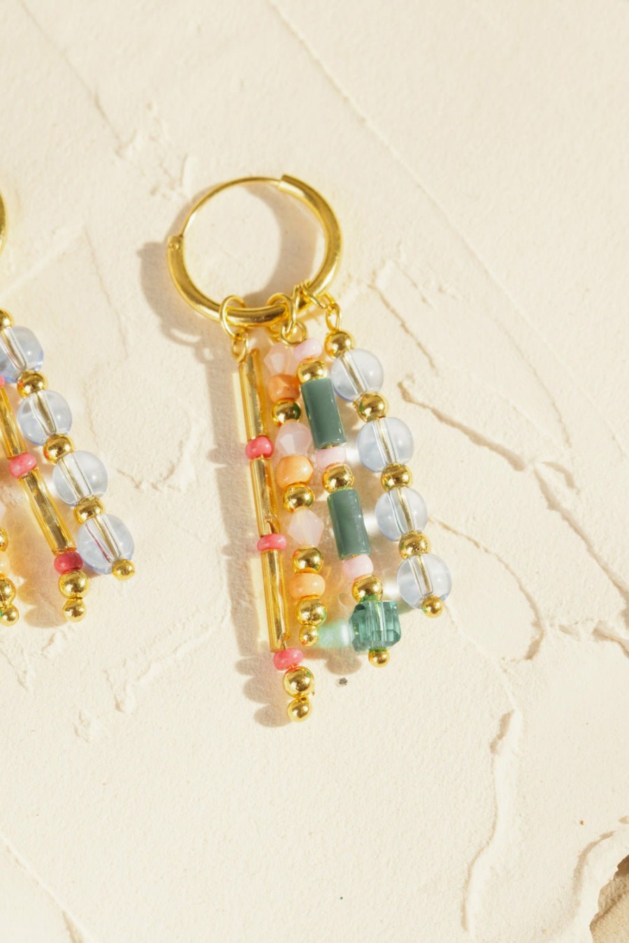 Des Petits Hauts Pacifi Or/Multico Earrings Feeka Jewellery X Dph