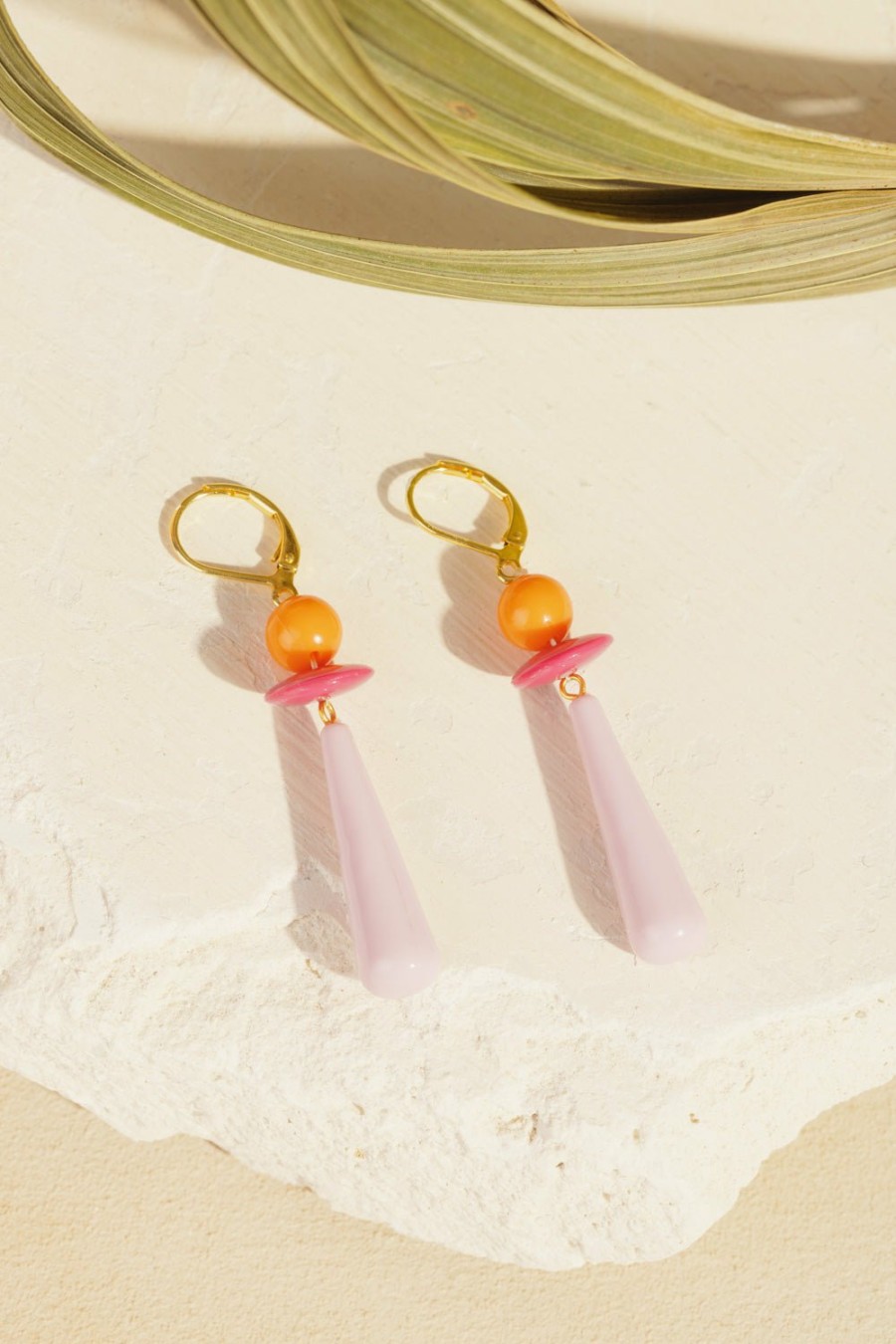 Des Petits Hauts Orielle Lassi/Mango Earrings Feeka Jewellery X Dph