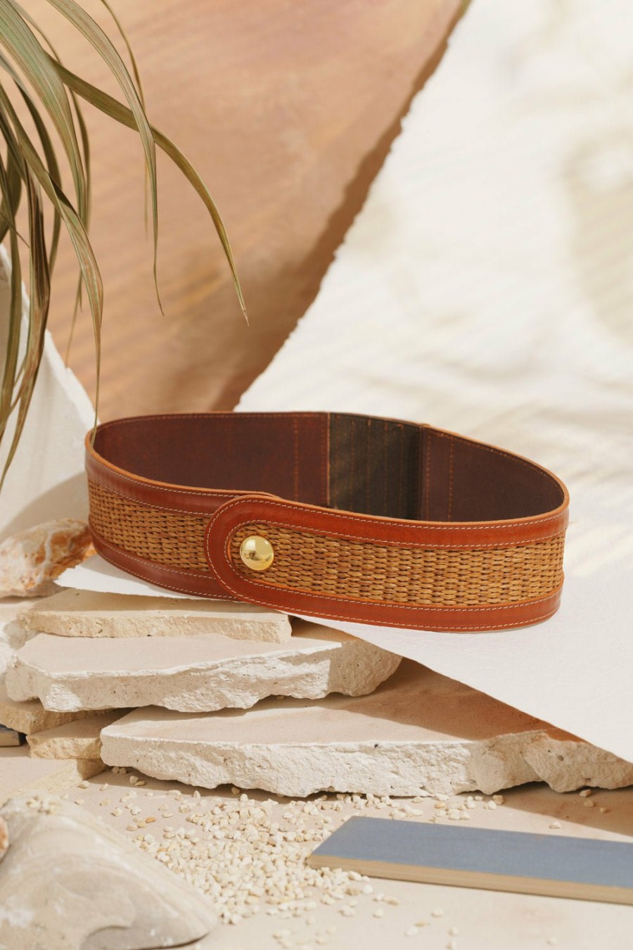 Des Petits Hauts Millet Pecan Belt Belts