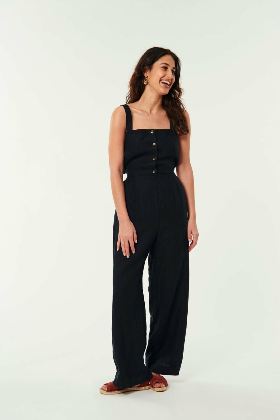 Des Petits Hauts Verlin Noir Jumpsuit Trousers & Jumpsuits