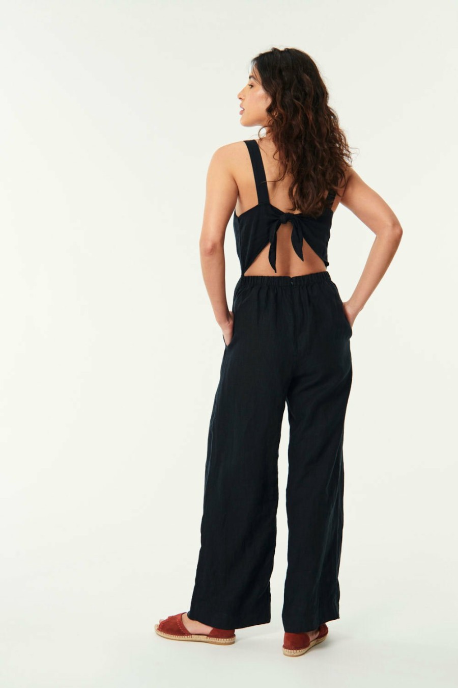 Des Petits Hauts Verlin Noir Jumpsuit Trousers & Jumpsuits