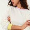 Des Petits Hauts Kanailles Creme Sweatshirt T-Shirts & Sweatshirts