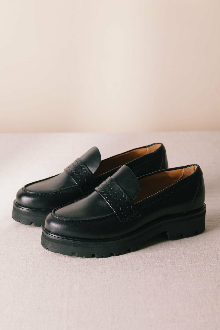 Des Petits Hauts Nat Black Loafers Shoes & Socks