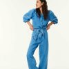 Des Petits Hauts Larry Vintage Blue Jumpsuit Trousers & Jumpsuits